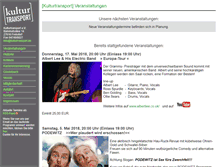 Tablet Screenshot of kulturtransport.de